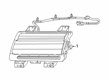 Jeep Gladiator Side Marker Light Diagram - 55112885AH