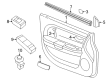 Chrysler 200 Door Seal Diagram - 5074013AC