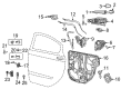 Chrysler Power Window Switch Diagram - 56046555AC