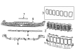 2023 Jeep Wagoneer L Grille Diagram - 7DS80DX8AA