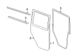 Jeep Door Seal Diagram - 55395718AO