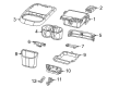2022 Chrysler Voyager Cup Holder Diagram - 68312236AC