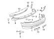2008 Dodge Viper Bumper Diagram - 1CR60TZZAE
