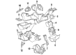 Chrysler Blend Door Actuator Diagram - 4734026