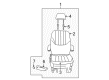 2005 Dodge Caravan Seat Cushion Diagram - ZA411J3AA