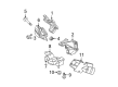 Dodge Ram 2500 Transmission Mount Diagram - 52021103AA