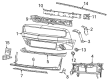 Dodge Air Deflector Diagram - 68258745AB