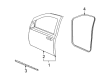 Dodge Durango Door Seal Diagram - 55364332AB
