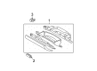 2006 Dodge Dakota Glove Box Diagram - 1BL711DHAA