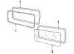 Dodge B2500 Weather Strip Diagram - 4354949