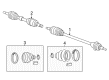 Dodge Stratus Axle Shaft Diagram - 5017653AA