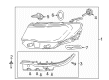 Jeep Compass Headlight Diagram - 68292228AG