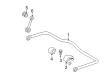 Dodge Sprinter 2500 Sway Bar Bracket Diagram - 68013810AA
