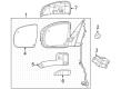 Jeep Car Mirror Diagram - 1VF39TZZAD