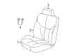 2002 Chrysler Sebring Seat Cushion Diagram - UN191DVAA
