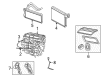 Jeep Heater Core Diagram - 68000469AC