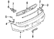 1993 Dodge Stealth Bumper Diagram - MB831738
