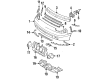 1993 Dodge Stealth Bumper Diagram - MB831734