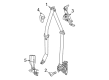 Chrysler Pacifica Seat Belt Diagram - 5LA36DX9AG