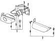 2000 Dodge Avenger Fog Light Diagram - MR387825