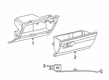 2020 Ram 1500 Glove Box Diagram - 7KV751XLAA