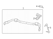 Jeep Sway Bar Link Diagram - 68409879AA