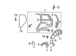 Jeep Grand Cherokee Fuel Filler Housing Diagram - 55135511AB