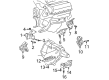 Chrysler Aspen Engine Mount Bracket Diagram - 52021638AA