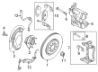 Dodge Hornet Brake Disc Diagram - 68618730AA