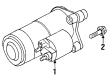 Dodge Stratus Starter Motor Diagram - 4793210AC