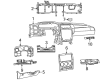 2010 Dodge Challenger Steering Column Cover Diagram - 1DE80XDVAE