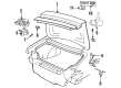 Chrysler Cirrus Door Latch Assembly Diagram - 4696319AB