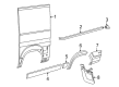 Ram ProMaster 1500 Door Moldings Diagram - 7CR90JXWAB