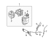 Dodge Ram 1500 Power Steering Hose Diagram - 52113735AH