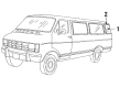 Dodge B2500 Weather Strip Diagram - 4354952