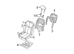 Dodge Avenger Seat Cushion Diagram - 68005357AC