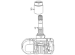 Dodge TPMS Sensor Diagram - 68575243AB