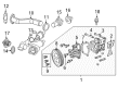 Jeep Water Pump Diagram - 5047138AC