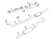 Dodge Dakota Muffler Diagram - 52021141