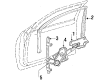 1992 Chrysler LeBaron Window Regulator Diagram - 4415879