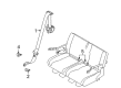 Chrysler PT Cruiser Seat Belt Diagram - ZF40DK5AB