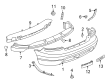 Dodge Viper Bumper Diagram - 5029155AD