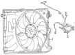 Dodge Hornet Cooling Fan Assembly Diagram - 68475910AC