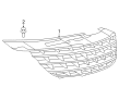 2008 Chrysler Sebring Grille Diagram - 1CM541S9AC