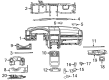Chrysler 300 Ashtray Diagram - 4595956AE