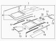 Jeep Sunroof Diagram - 68266046AA