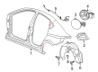 Dodge Fuel Filler Housing Diagram - 68233078AA