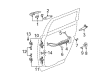 Chrysler Pacifica Door Handle Diagram - 4894459AE
