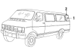 Dodge B350 Weather Strip Diagram - 4354952