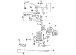 Dodge Ram 50 Steering Knuckle Diagram - MB430827